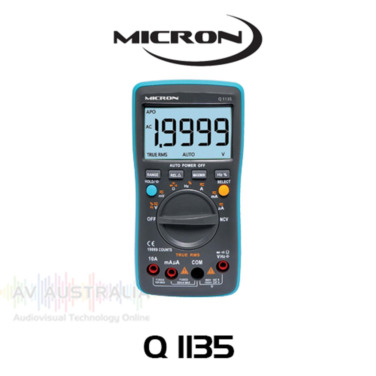 Micron Q1135 True RMS Auto-Ranging Digital Multimeter