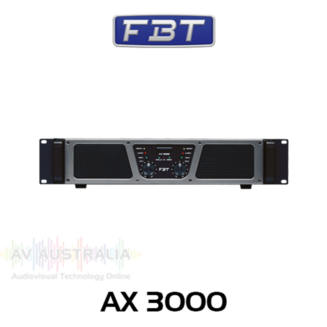 FBT AX3000 2x 1500W Class H-2 Step Power Amplifier