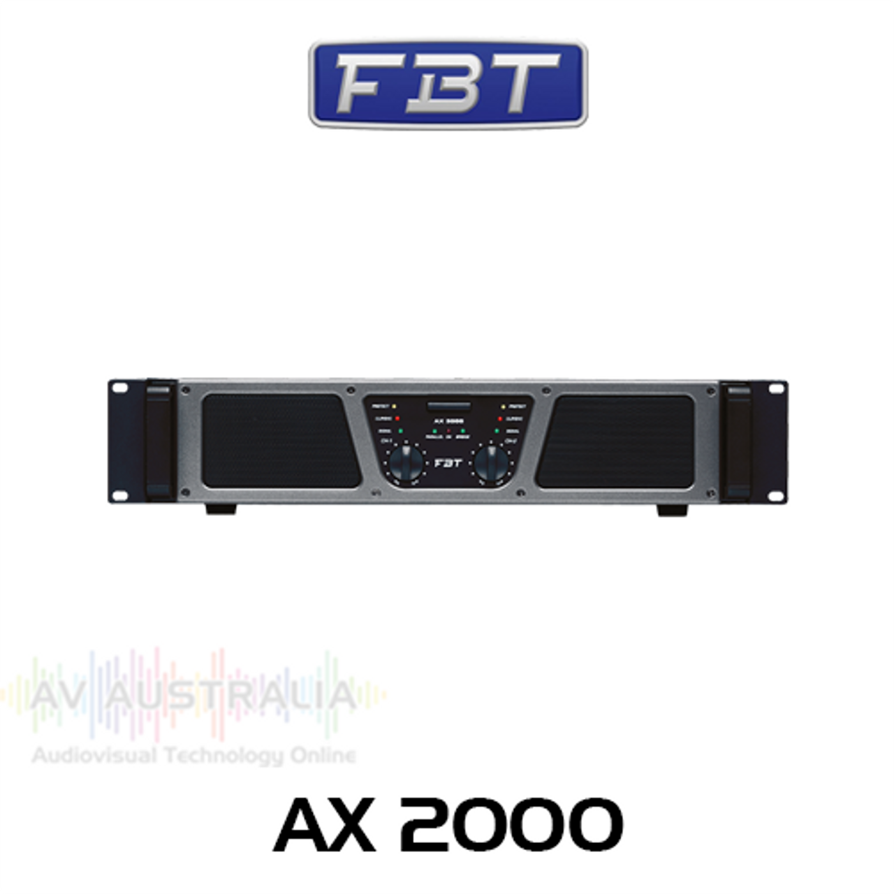 FBT AX2000 2x 1000W Class H-2 Step Power Amplifier