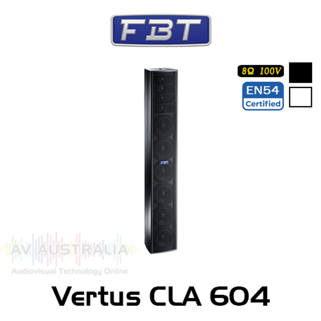 FBT Vertus CLA  604 6x4" 8 ohm 100V Column Line Array Speaker (Each)