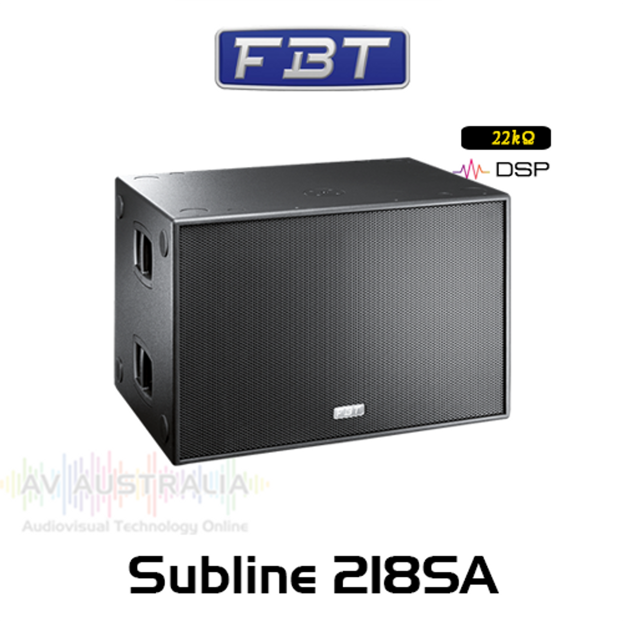 FBT Subline 218SA Dual 18" Processed Active Subwoofer