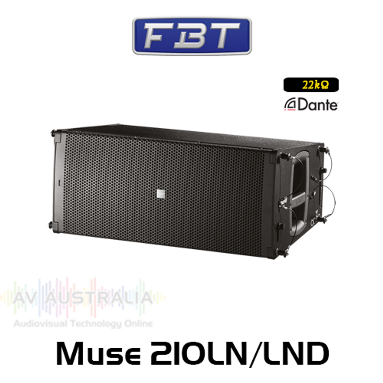 FBT Muse 210LN/LND Dual 10" Processed Active Line Array Speaker (Each)