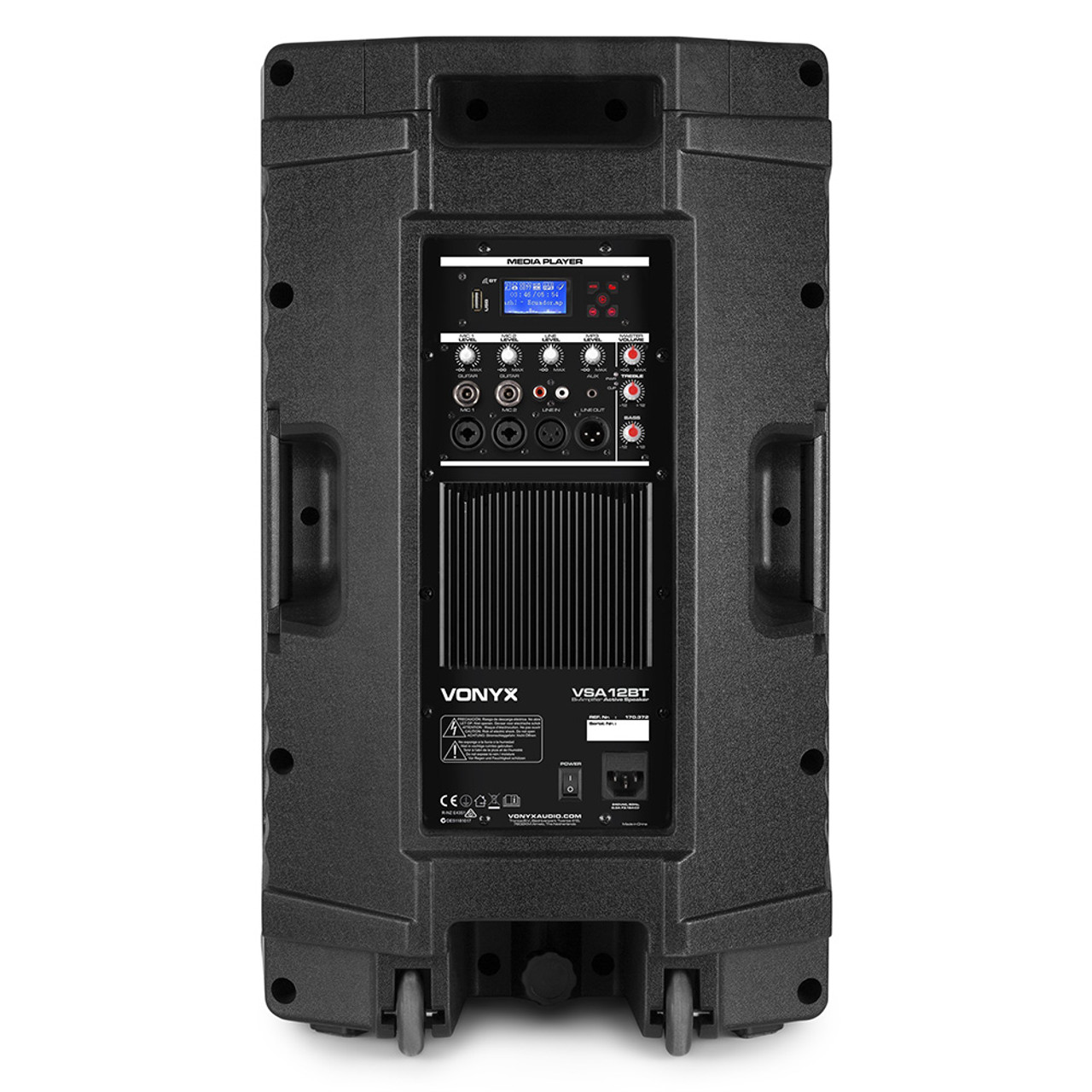 Vonyx VSA12BT 12" 800W Bi-Amplified Active Speaker with Bluetooth/MP3 (Each)