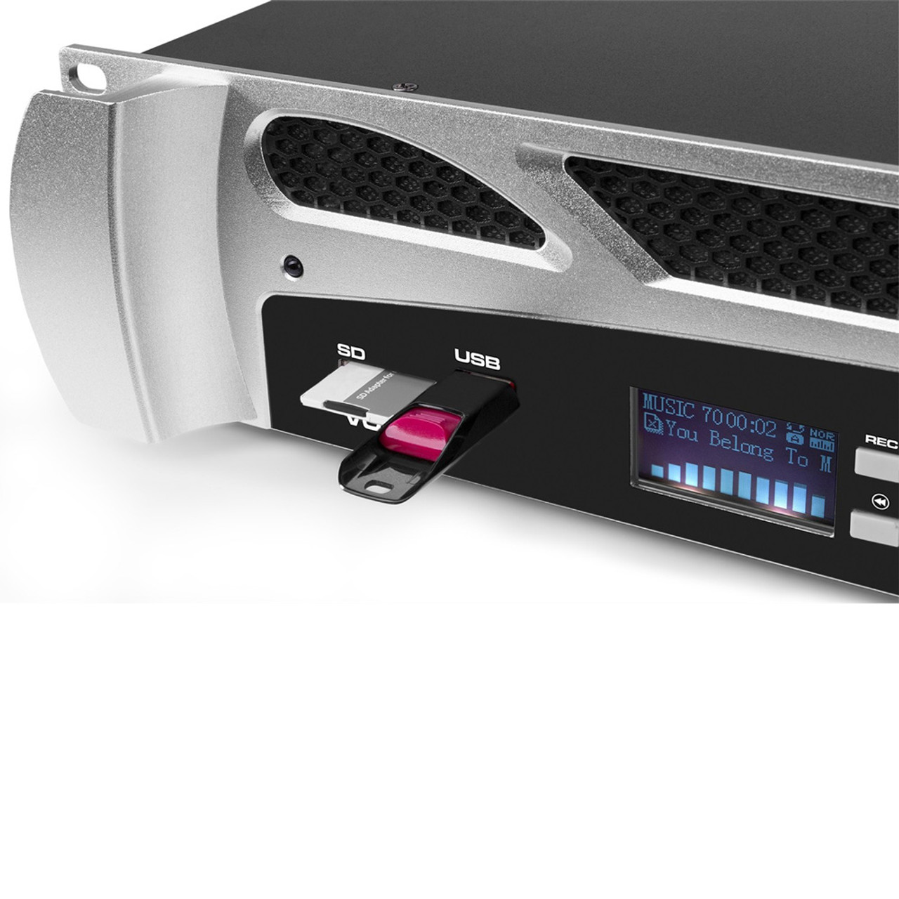 Vonyx VPA1000 2 x 500W Stereo Power Amplifier with Bluetooth/MP3