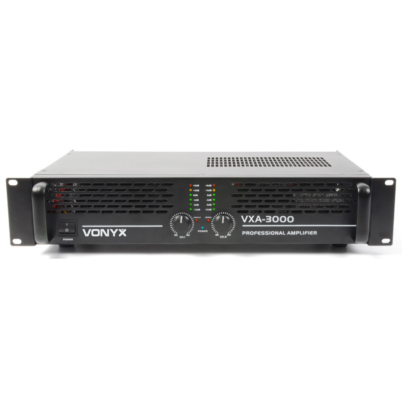 Vonyx VXA Series 2 x 400/600/1000/1500W Bridgeable Stereo Power Amplifier