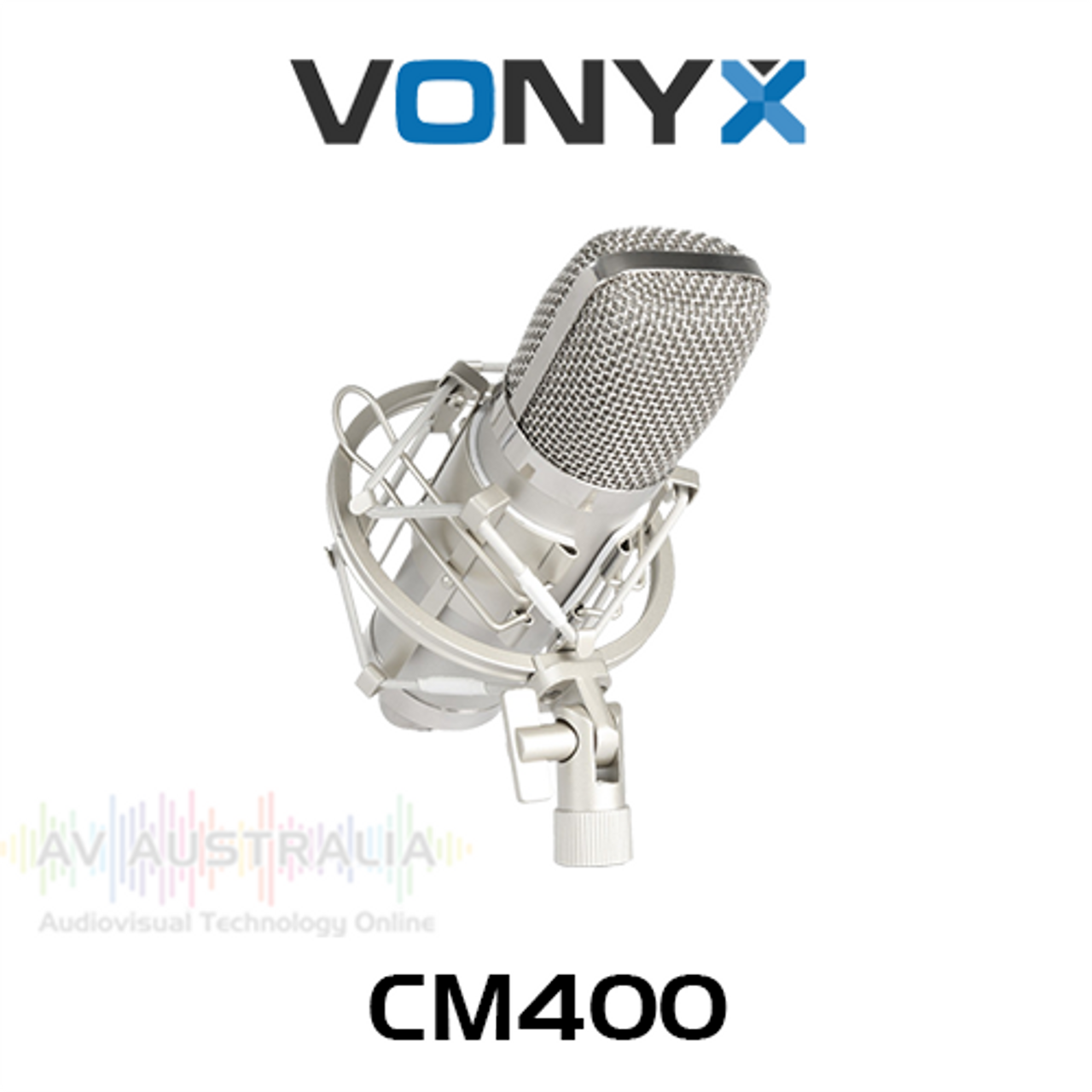 Vonyx CM400 Studio Condenser Microphone (3.5mm, 3P XLR)