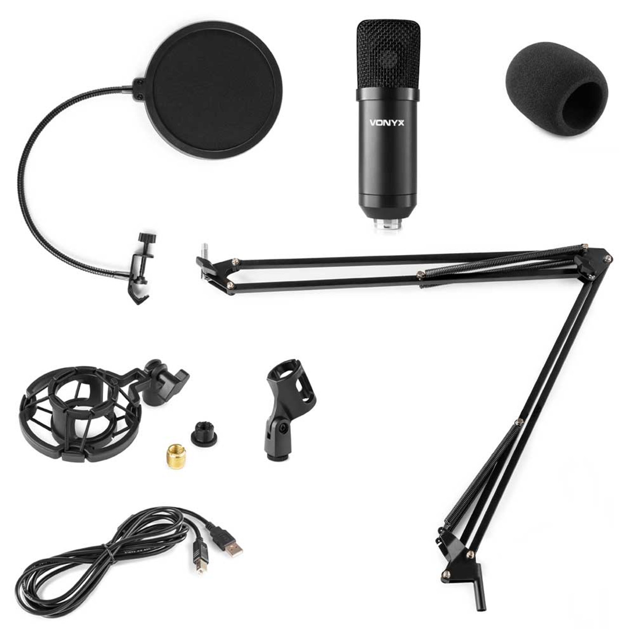 Vonyx CMS300 USB Studio Microphone Set