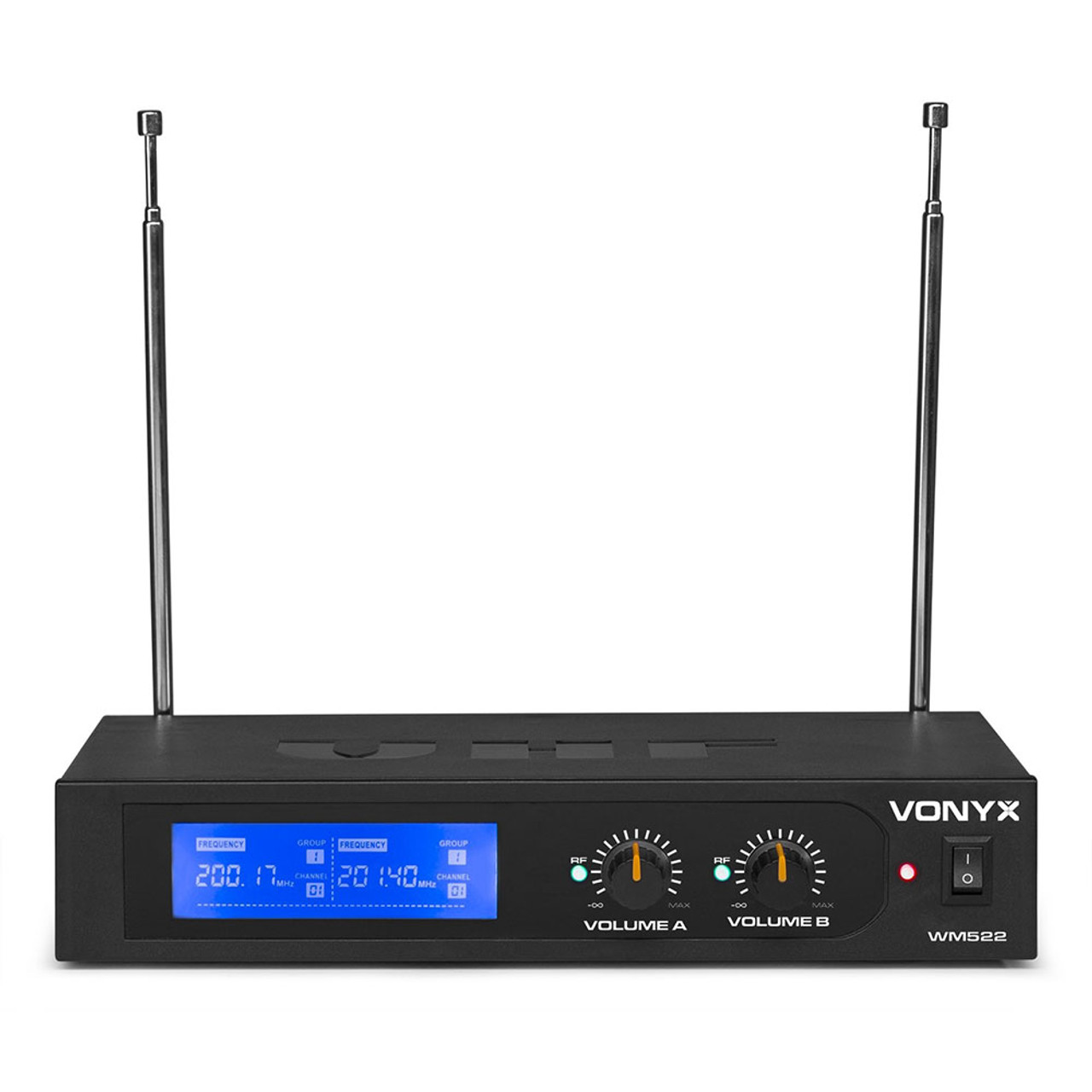 Vonyx WM522B Dual Wireless Bodypack & Headset Microphone System