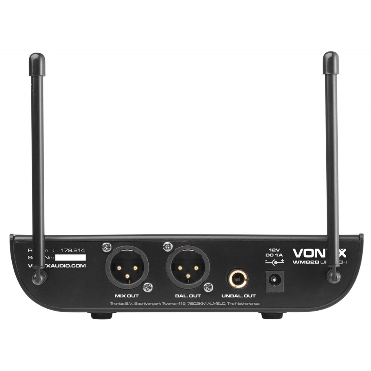 Vonyx WM82BP Dual Wireless Bodypack & Headset Microphone System