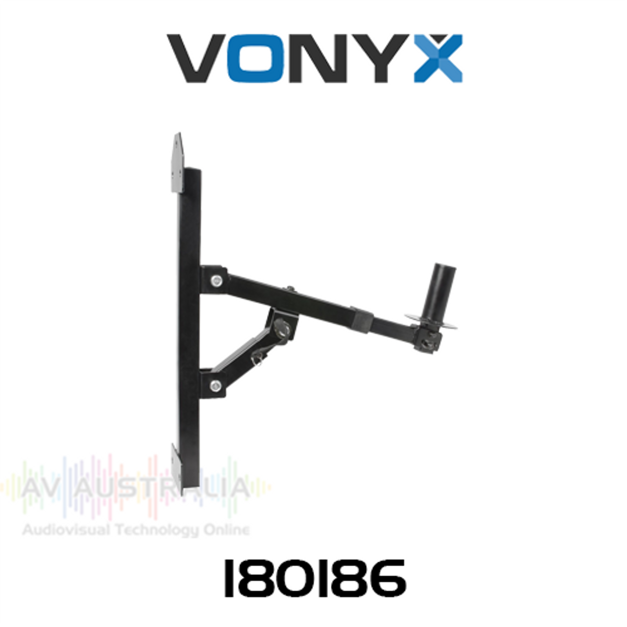 Vonyx 180186 Heavy Duty Speaker Wall Bracket - 50kg Max (Each)