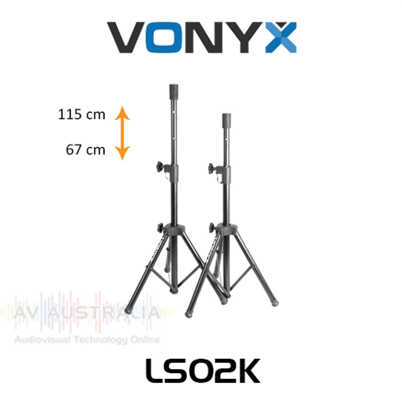 Vonyx LS02K Compact Speaker Stands