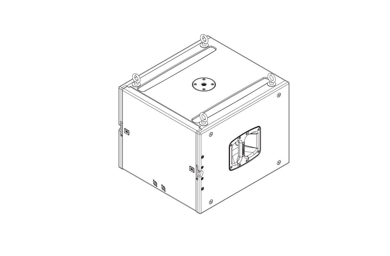 JBL 229-00009-01 Eyebolt Kit for Select JBL Loudspeakers (Set of 3)