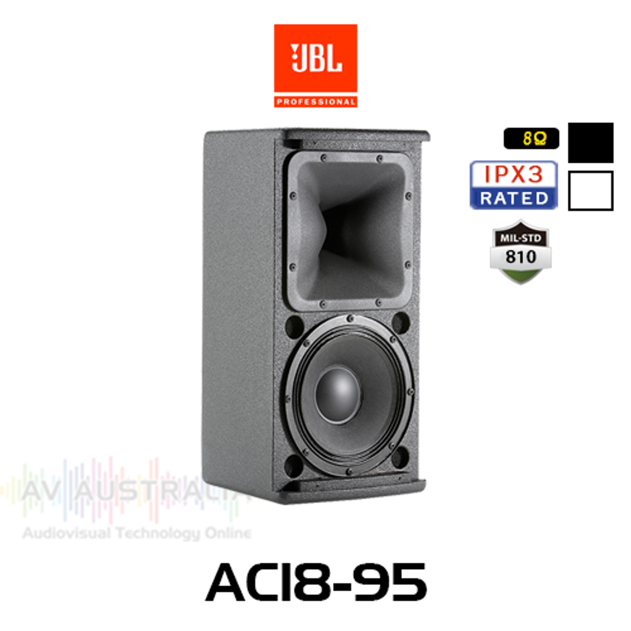 JBL AC18/95 8" Compact High Output Loudspeaker (Each)