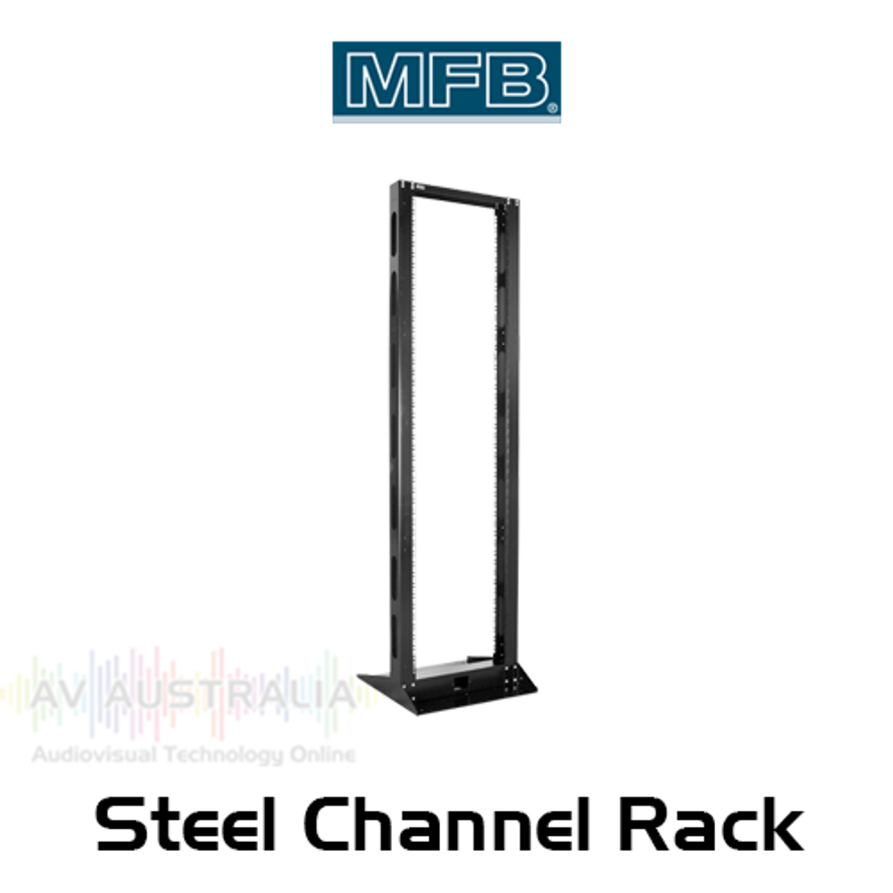 MFB 600mm Width Steel Channel Rack (27, 33, 39, 42, 45RU)