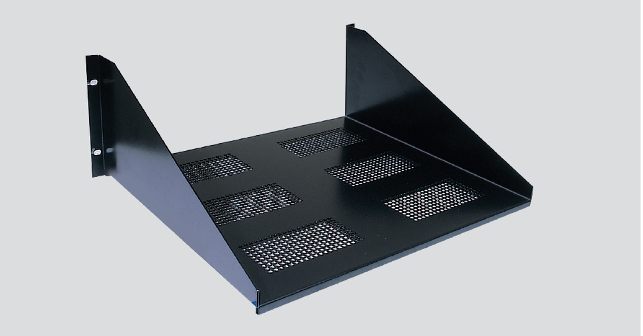 MFB Three-Piece 300-900mm Depth Cantilever Rack Mount Shelf (2 - 5RU)