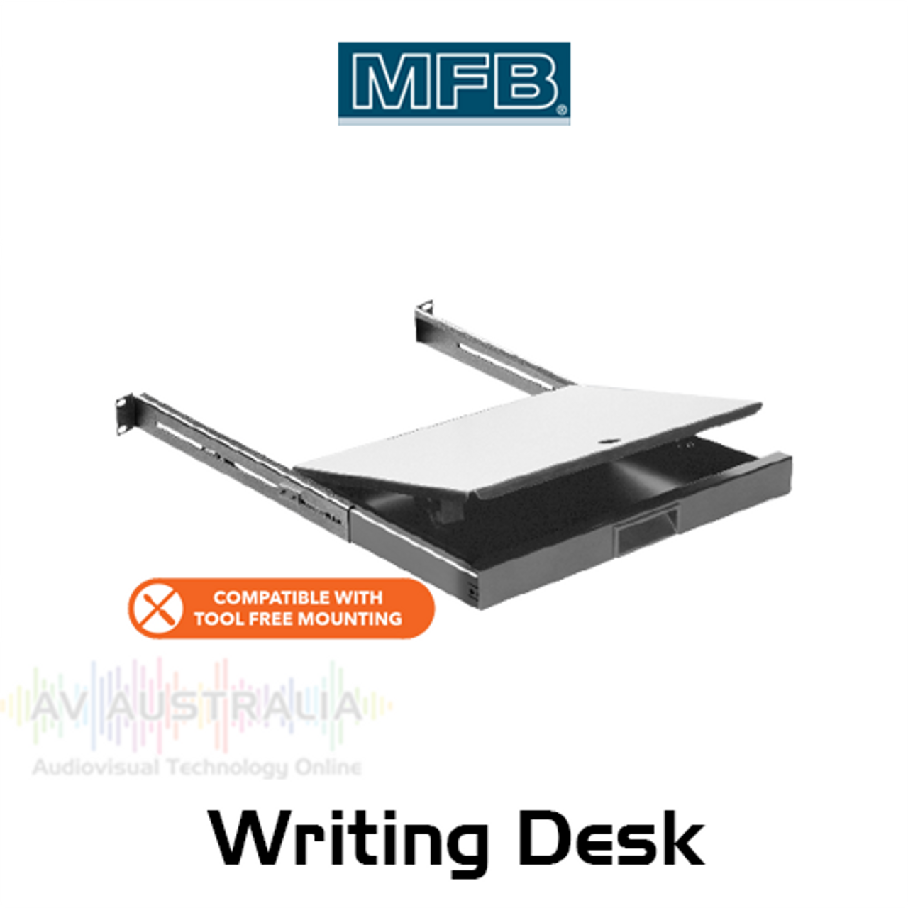 MFB Telescopic Writing Desk For 350 & 450mm Deep Racks
