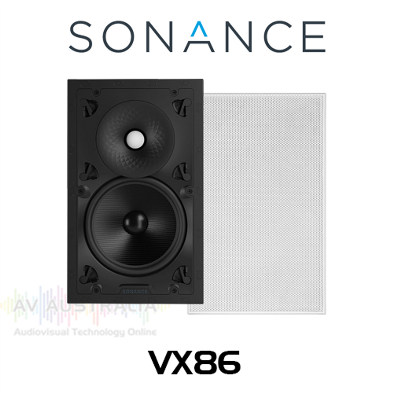 Sonance VX86 8" Kevlar In-Wall Rectangle Speakers (Pair)
