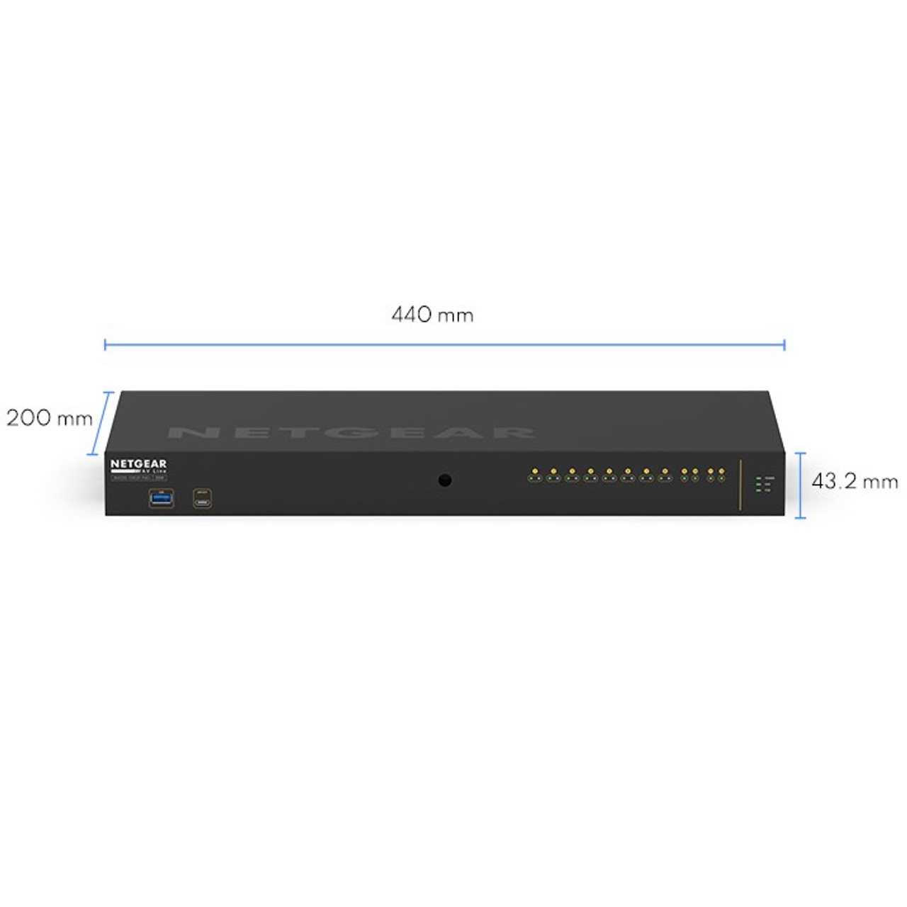 Netgear AV Line M4250-10G2F-PoE 8x1G PoE 125W Managed Switch with 2x1G and 2xSFP