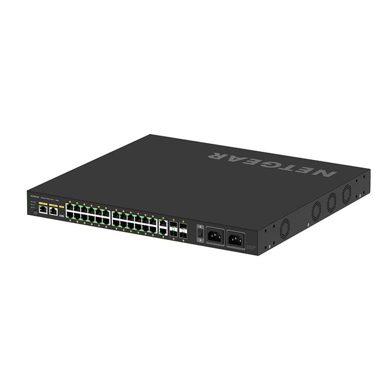 Netgear AV Line M4250-26G4F-PoE 24x1G Ultra90 PoE 802.3bt 1440W Managed Switch with 2x1G and 4xSFP