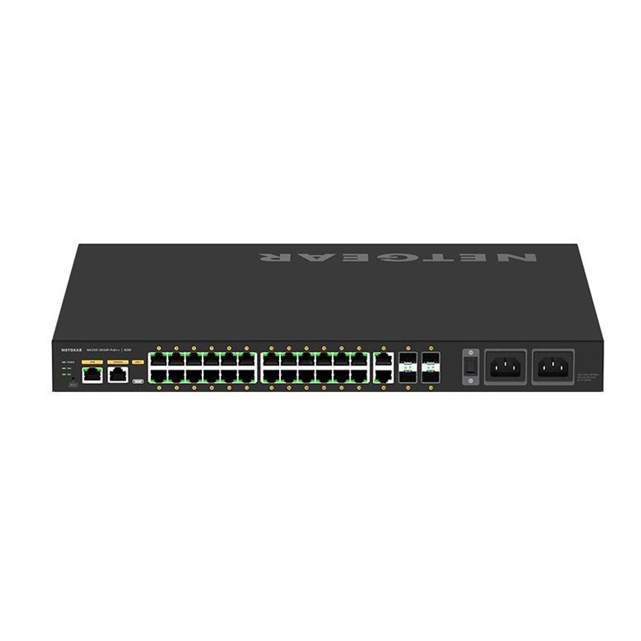 Netgear AV Line M4250-26G4F-PoE 24x1G Ultra90 PoE 802.3bt 1440W Managed Switch with 2x1G and 4xSFP