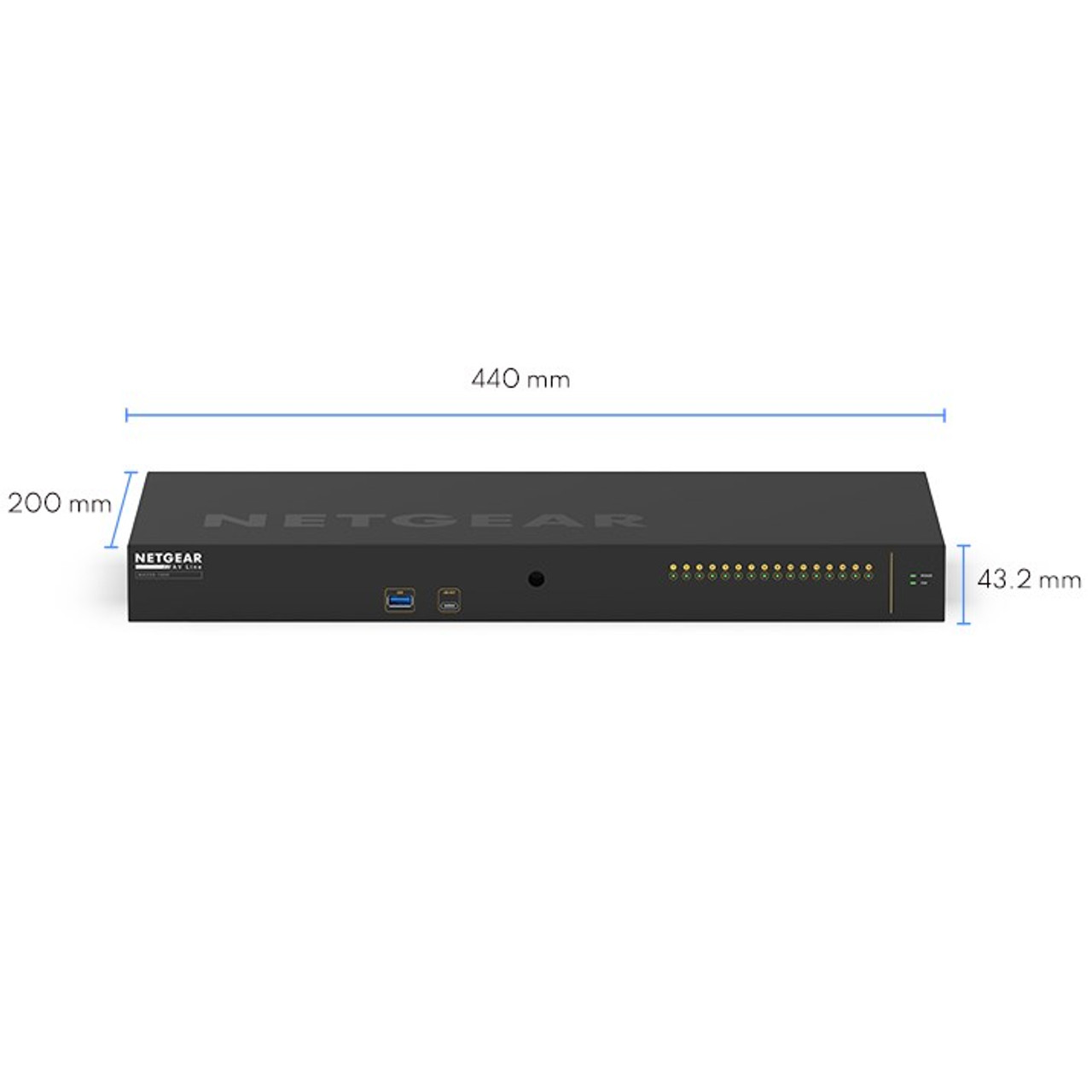 Netgear AV Line M4250-16XF 16-Ports 1G/10G Fiber SFP Managed Switch