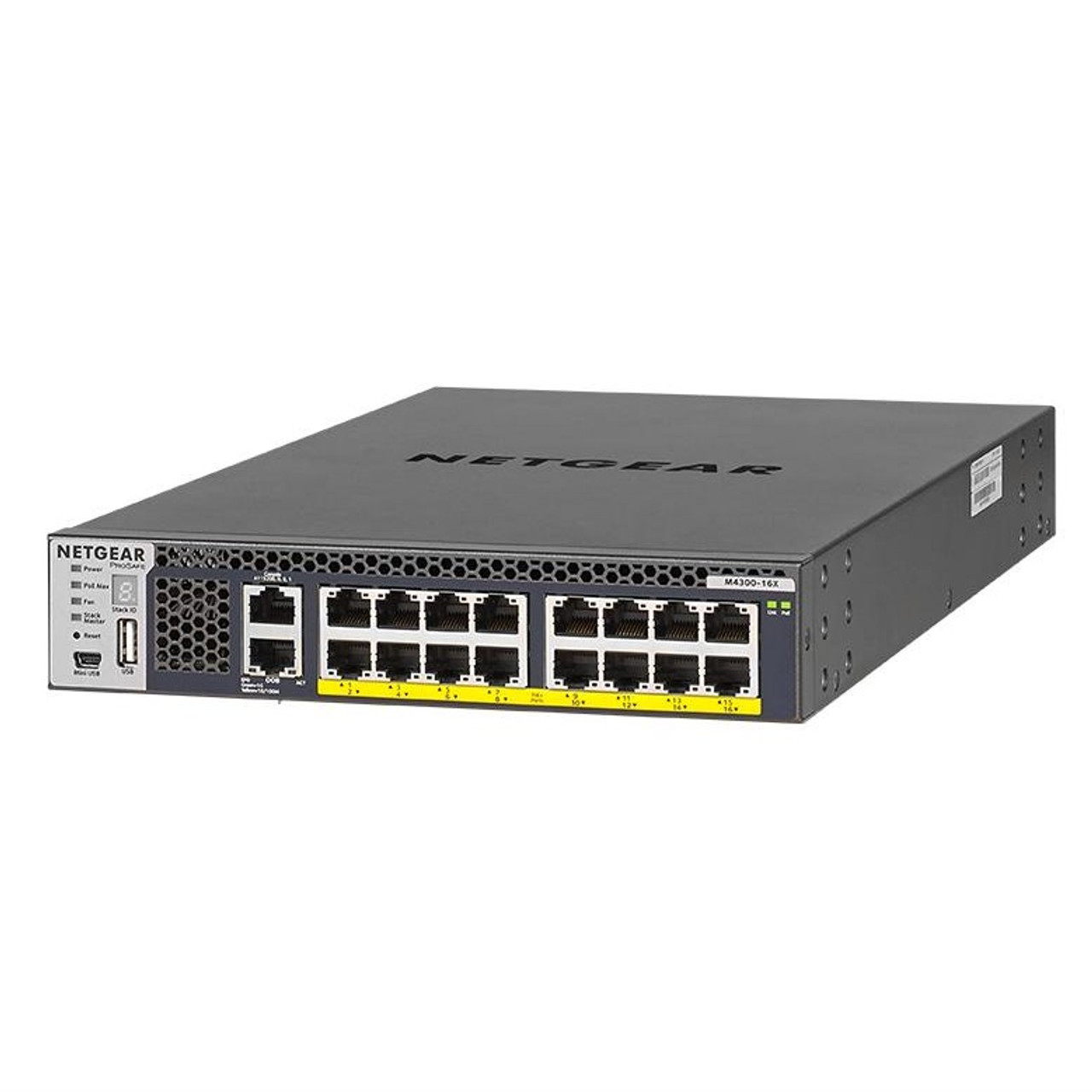 Netgear M4300-16X 16x10G/Multi-Gig PoE Layer 3 Stackable Managed Switch