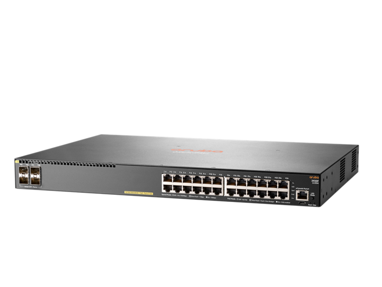 Aruba 2930F 24-Port PoE+ Gigabit Stackable Layer 3 Managed Switch with 4x10G SFP+