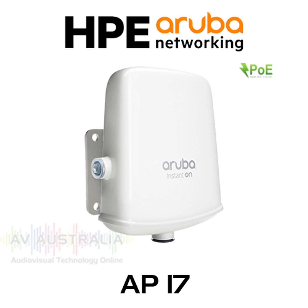 Aruba Instant On AP17 Wi-Fi 5 Mesh 2x2 MIMO Wave 2 Outdoor PoE Access Point
