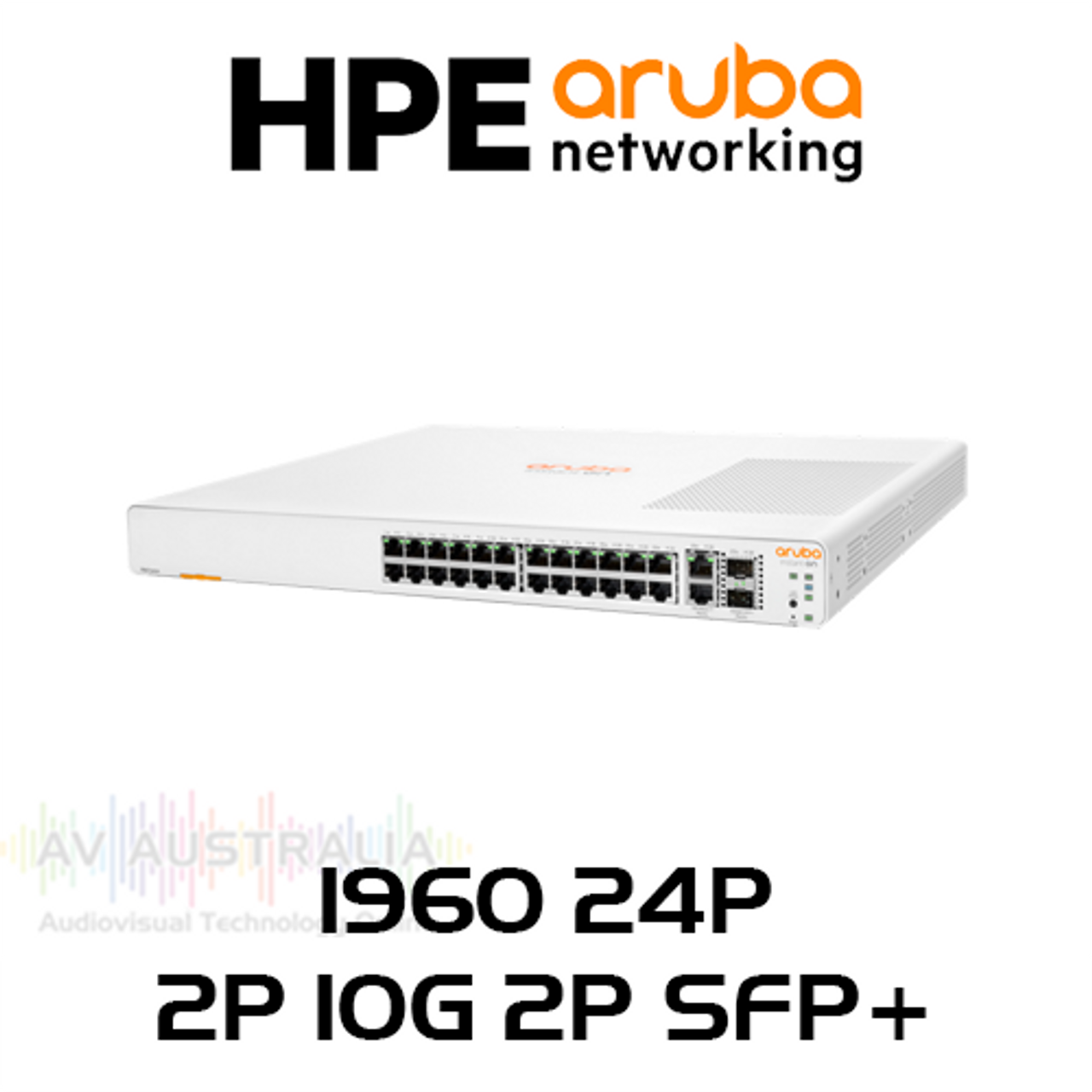 Aruba Instant On 1960 24-Port Gigabit Stackable Layer 2+ Smart Managed Switch With 2x10G & 2x10G SFP+