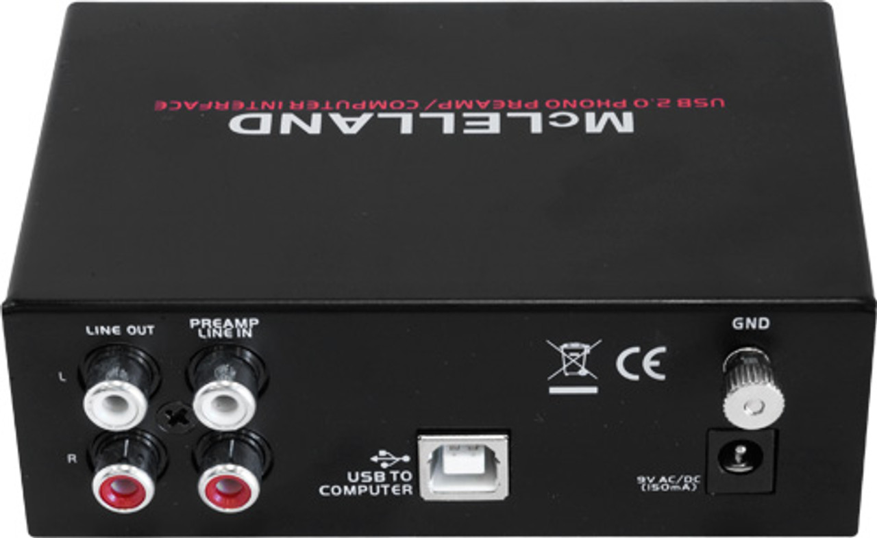 McLelland UP2 Phono Preamp with USB