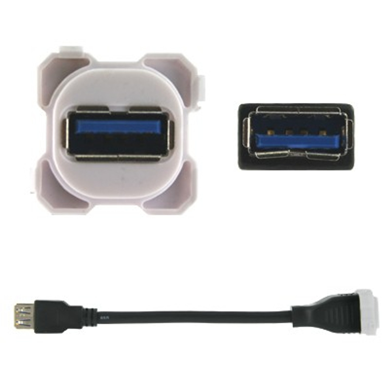 Dynalink USB 3.0 Wallplate Mech