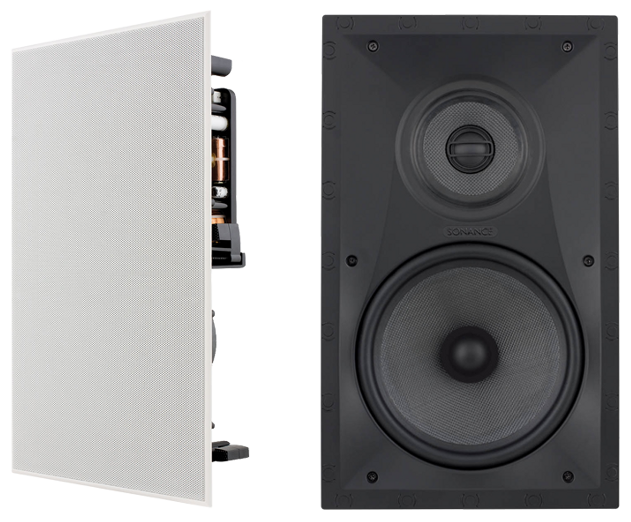 Sonance VP86 8" In-Wall Rectangular Speakers (Pair)