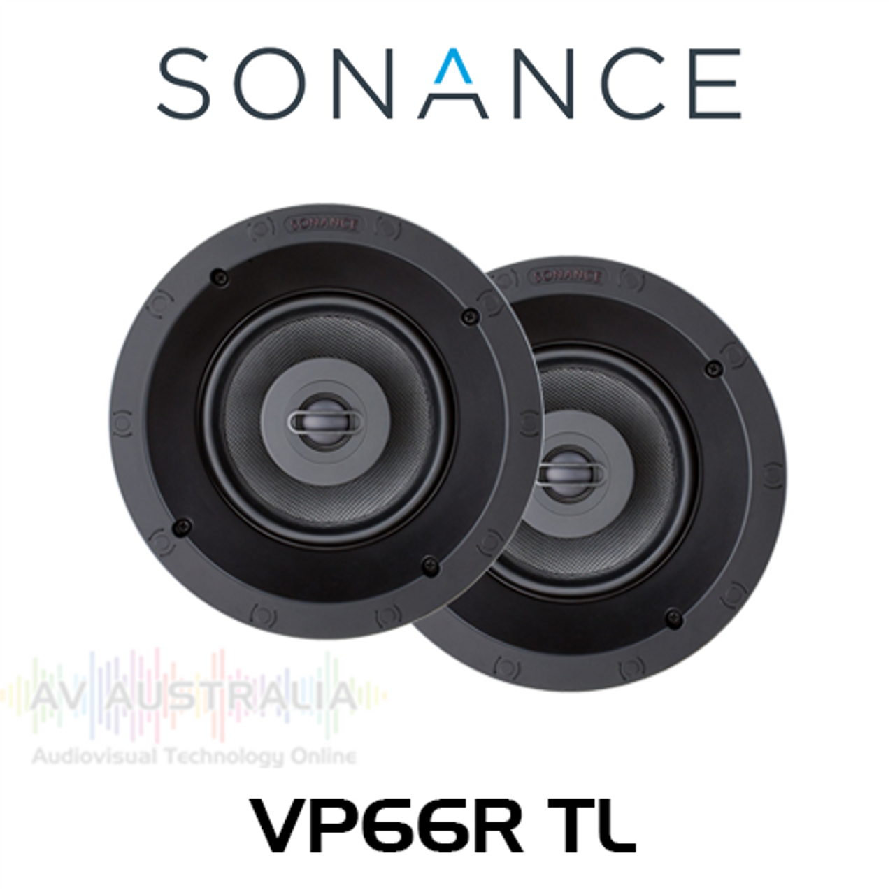 Sonance VP66R TL 6" In-Ceiling ThinLine Round Speakers (Pair)