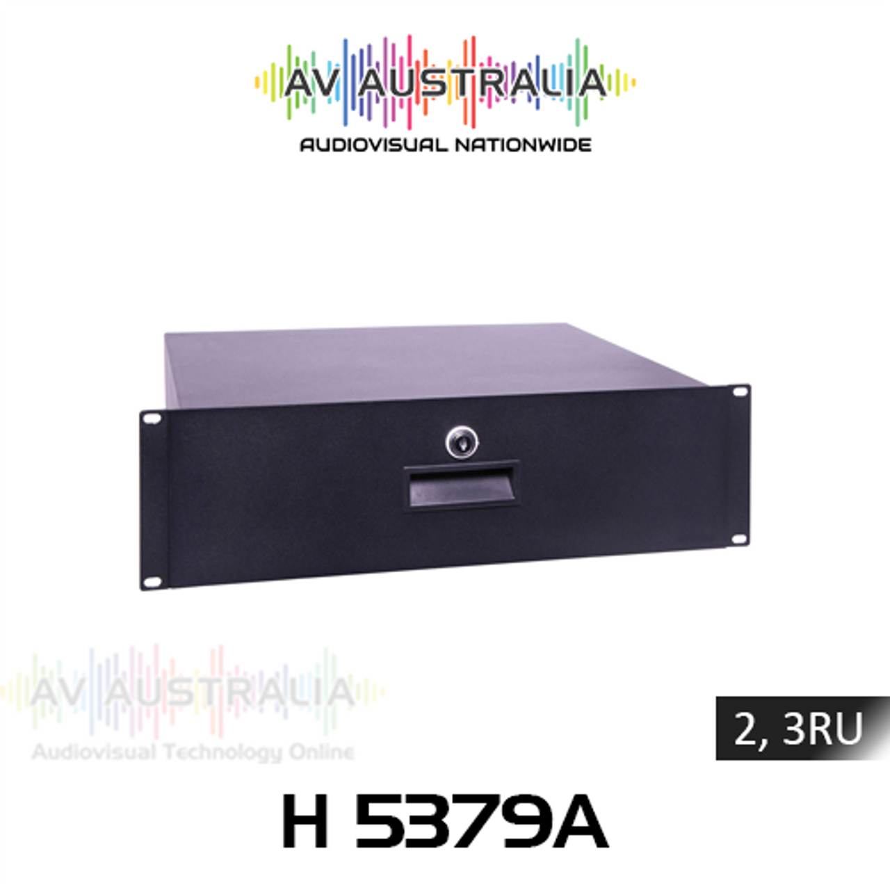 AVA 2 / 3RU 350mm Deep 19" Lockable Rack Drawer