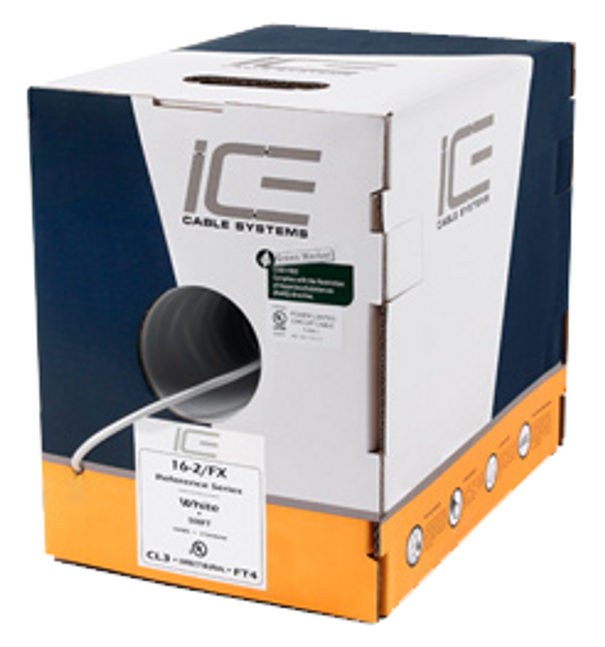 ICE 14/16AWG FX 4 Core Premium Direct Burial Speaker Cable (152m)