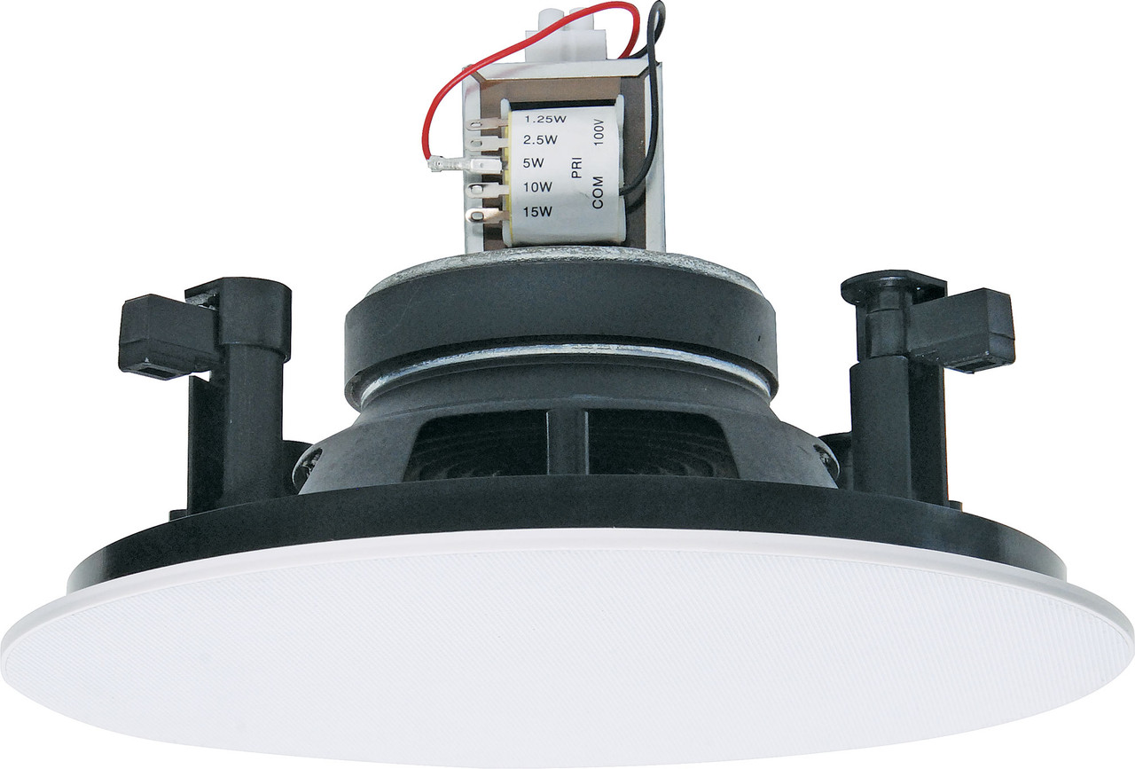 Redback 6.5" 15W 100V Coaxial 2 Way Fastfix In-Ceiling Speaker (Each)