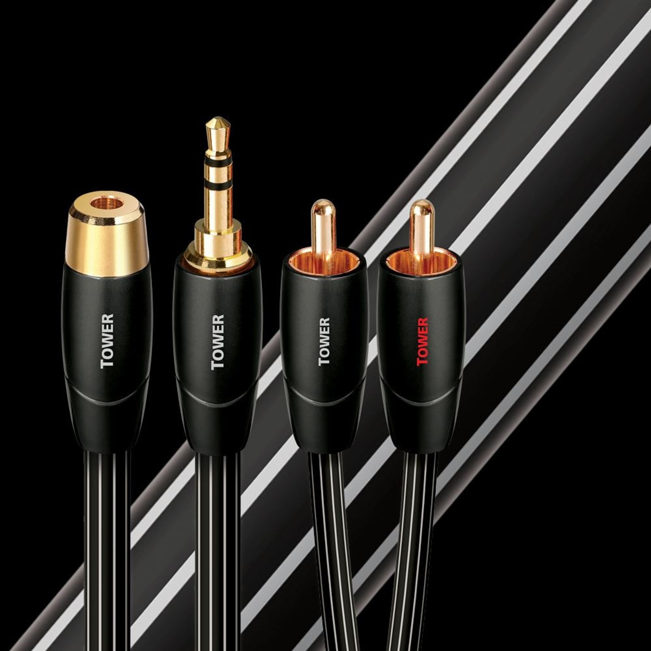 AudioQuest Tower 3.5mm / RCA Interconnect Cable