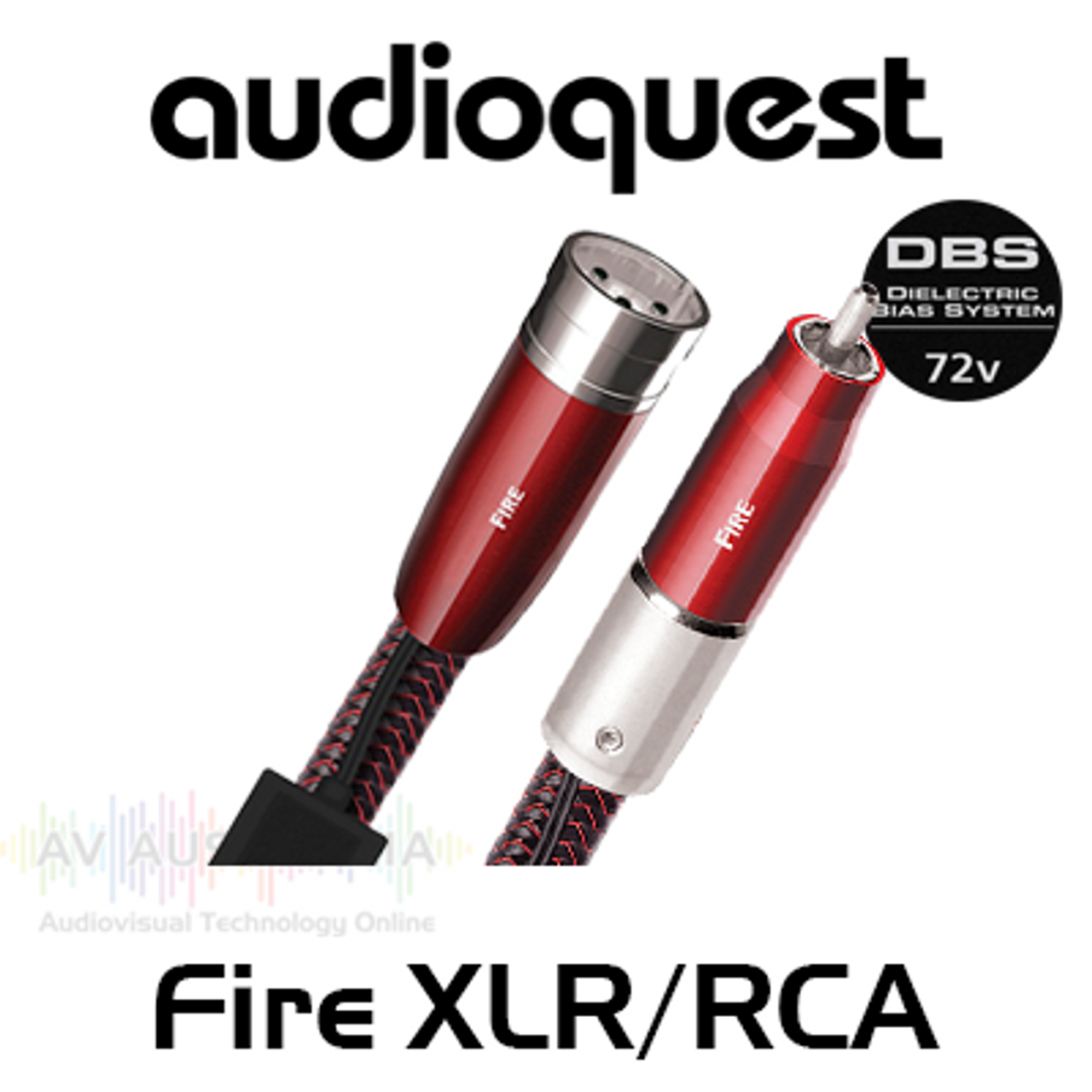 AudioQuest Elements Series Fire XLR / RCA Analog-Audio Interconnects