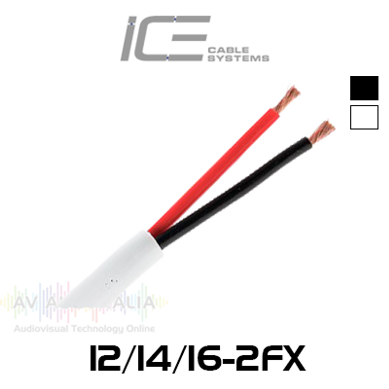 ICE 12/14/16AWG FX 2 Core Premium Direct Burial Speaker Cable (152m)