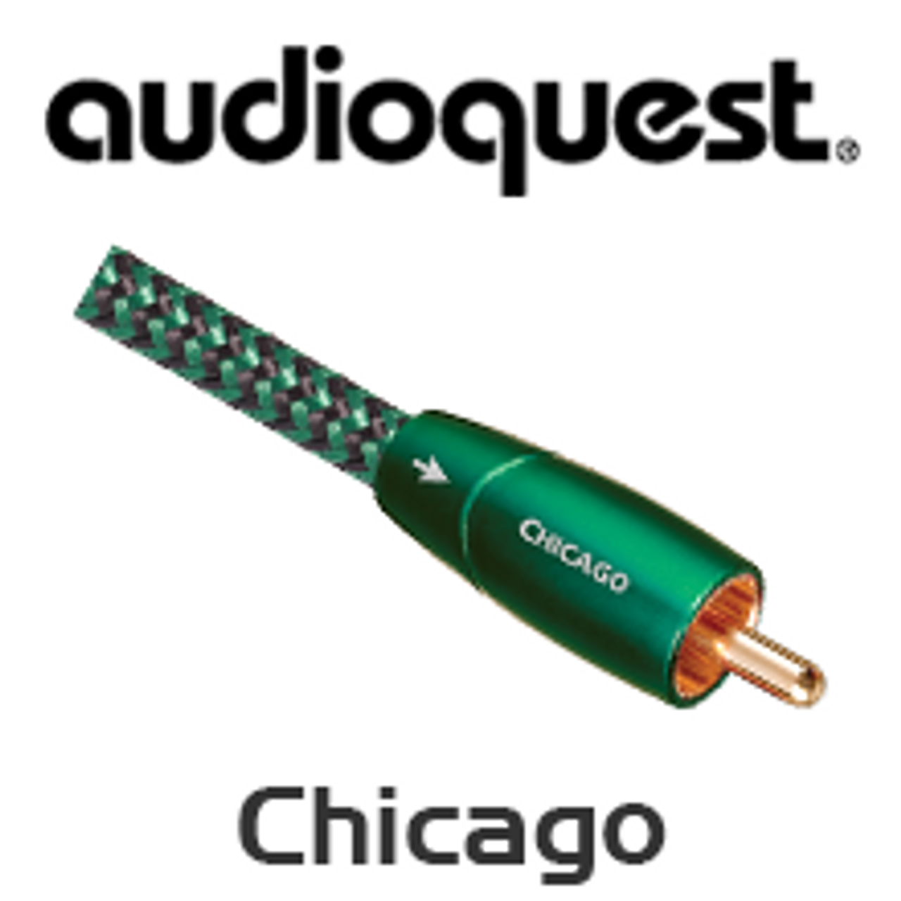 AudioQuest Chicago RCA Male Interconnect Cable (Pair)
