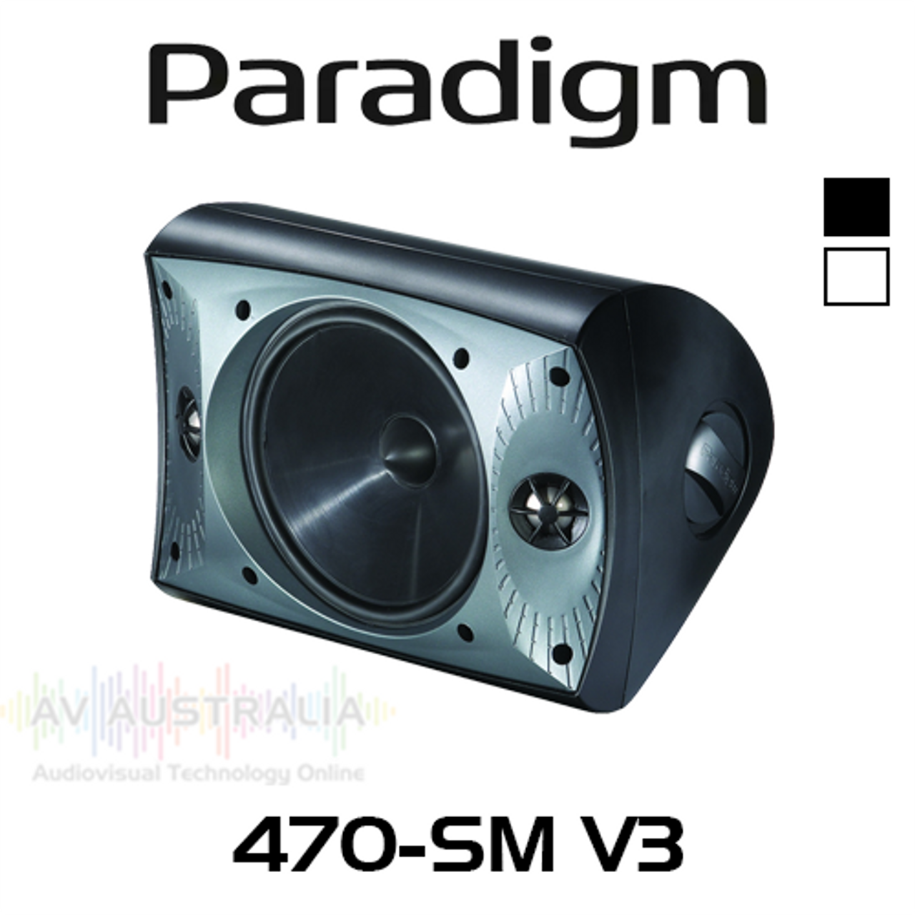 Paradigm 470-SM V3 7.5" All Weather UV-resistant PolyGlass Sealed Stereo Outdoor Speaker (Each)