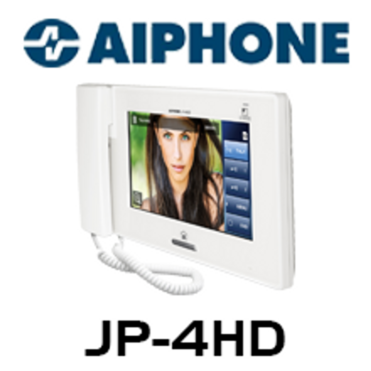 Aiphone JP-4HD 7" LCD Touch Screen PTZ Video Intercom - Sub Master Station