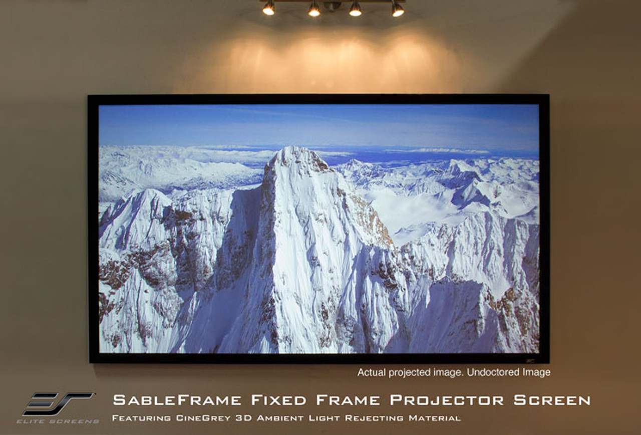 Elite Screens SableFrame 2 6cm Black Velvet Border 4K Fixed Frame Projection Screens