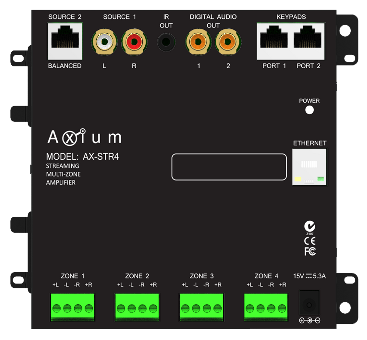 Axium Ax Mini4 Amplifier Multiroom Music Streaming Mini Package