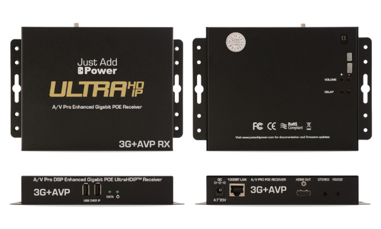 JAP HDMI-518AVP 3G 4K Ultra HD Over IP AVPro Scaler Receiver