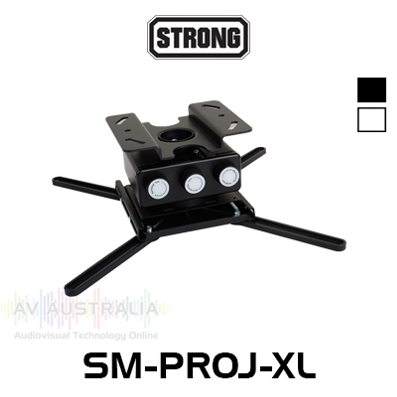 Strong Universal Fine Adjust Ceiling Mount For Projectors Up to 22kg