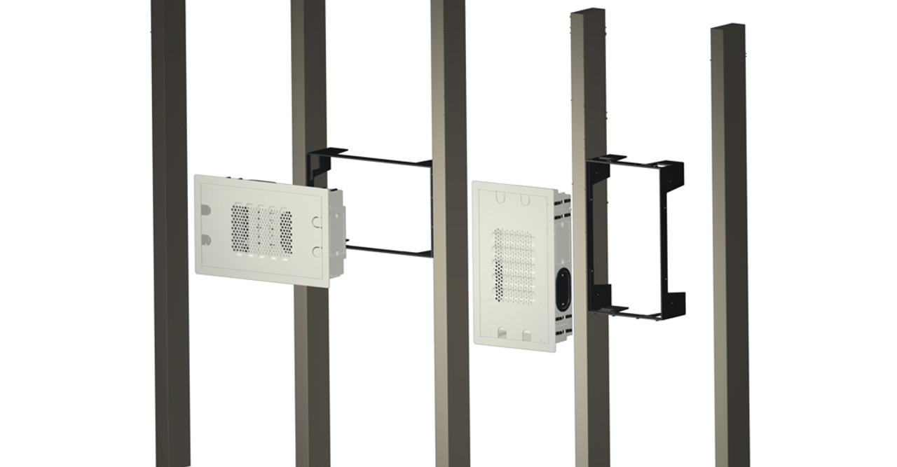 Strong 8" x 14" VersaBox Recessed Dual Layer Flat Panel Solution