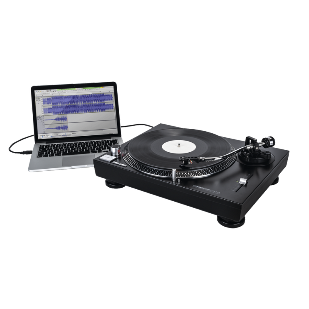 Reloop RP-2000 USB MK2 Quartz-Driven DJ Turntable With USB Audio Output