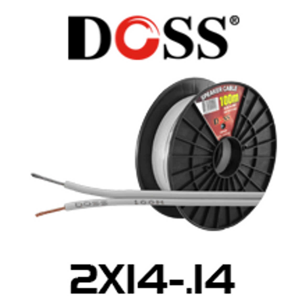 Doss 24 AWG 2 Core Light Duty Speaker Cable - 100m Roll