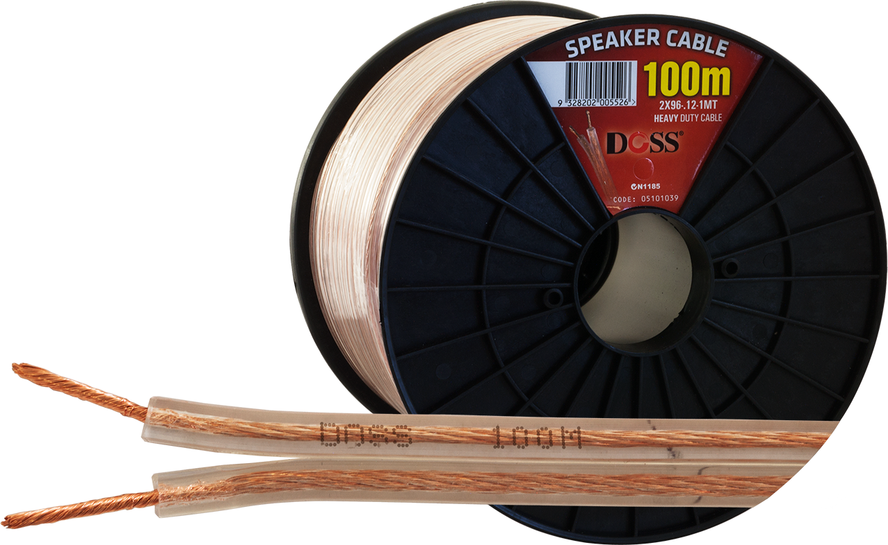 Doss 17 AWG 2 Core Heavy Duty Speaker Cable - 30m Roll